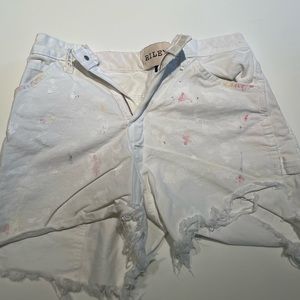 NWOT Riley 1880 White Shorts